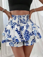 Floral Shorts - Piña Colada