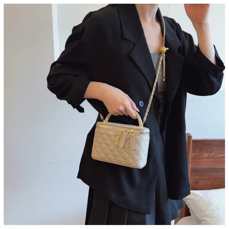 Diamond Grid Single Shoulder - Piña Colada