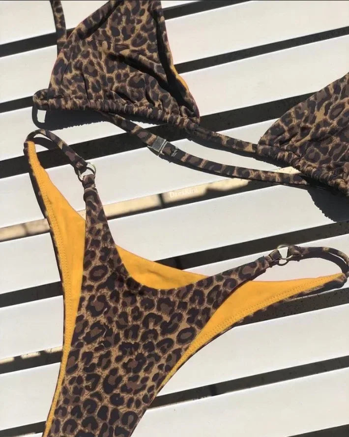 Micro Bikini Leopard - Piña Colada