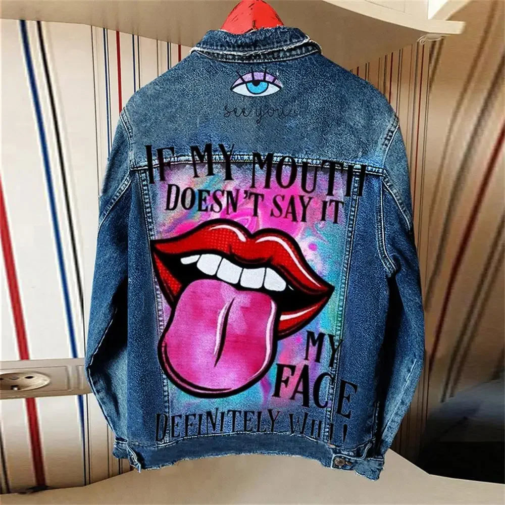 Denim Jacket Girl - Piña Colada
