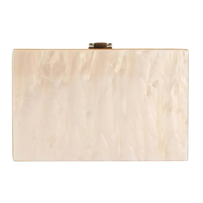Geometric Box Clutch - Piña Colada