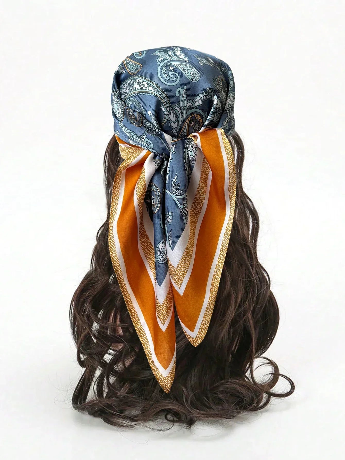 Silk Square Scarf Spring - Piña Colada