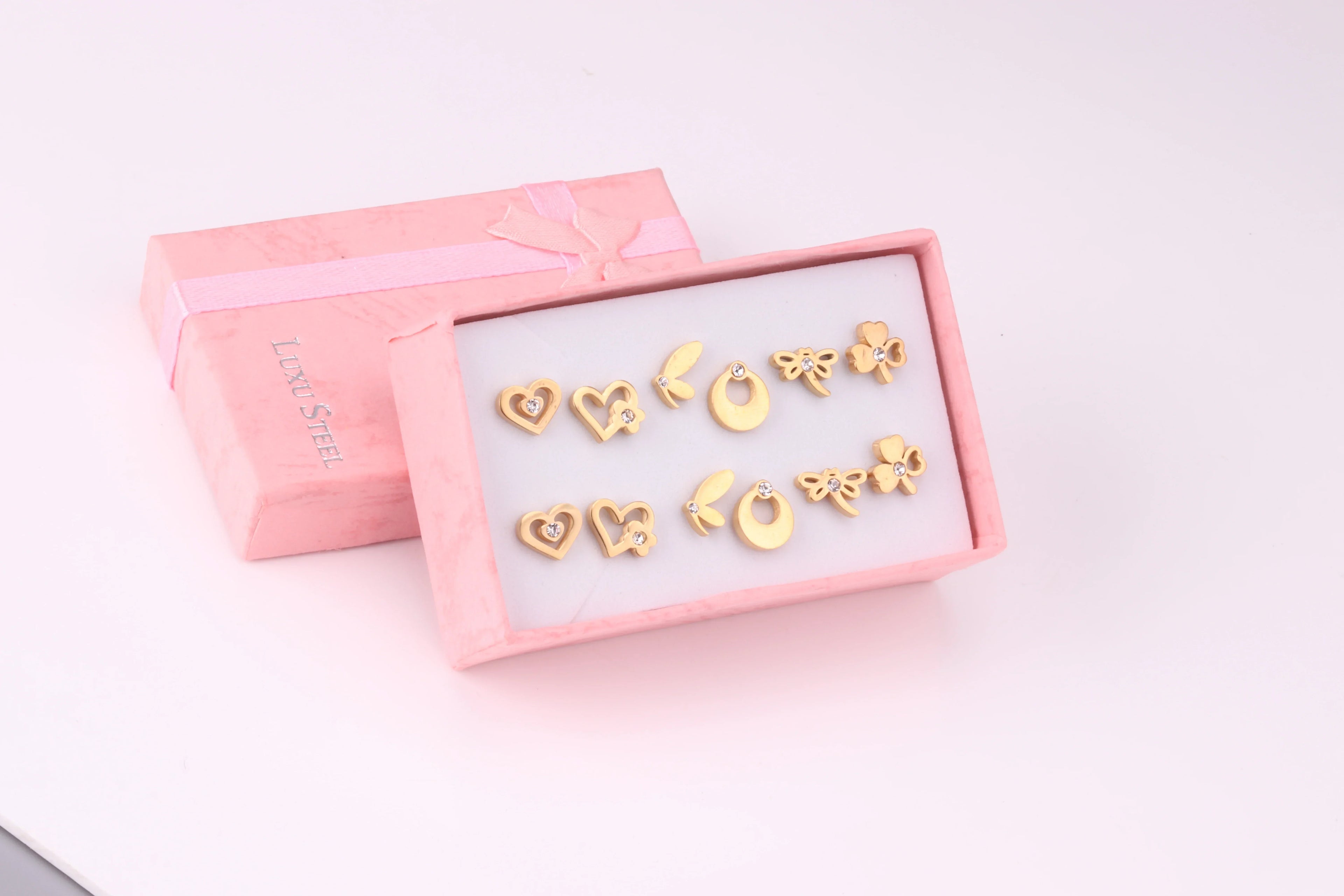 FLowers 6Pairs Earring - Piña Colada