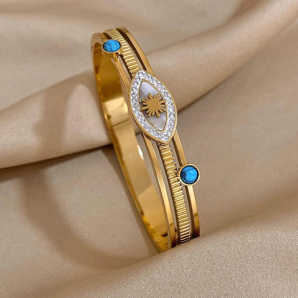 Evil Eye Bracelet Stainless Steel - Piña Colada
