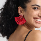 Handmade Multicolored Drop Earrings - Piña Colada