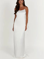 Sleeveless Hollow Floral Maxi Dress - Piña Colada