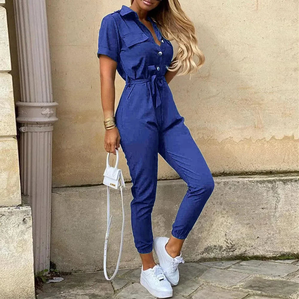 Monochrome Jumpsuit - Piña Colada