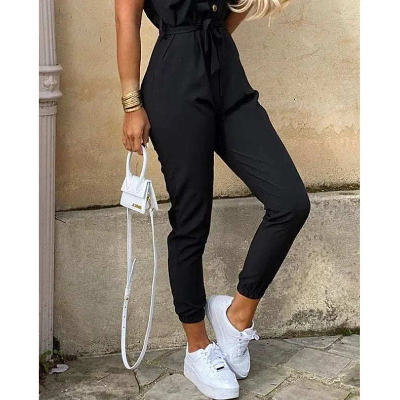 Monochrome Jumpsuit - Piña Colada