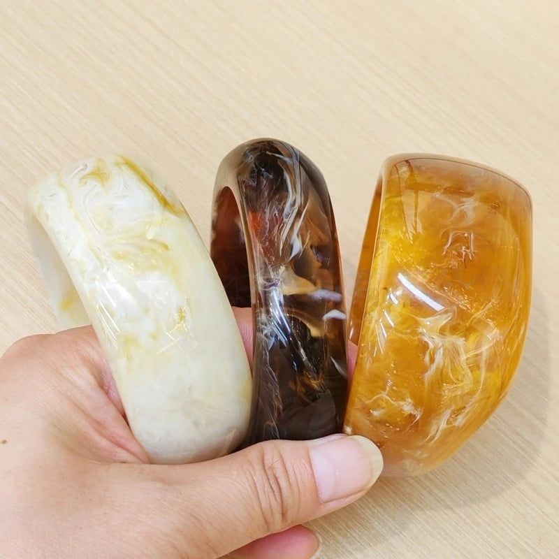 3Pcs/Set Acrylic Bangles