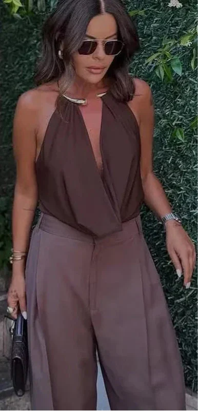 Bodysuit Backless Body