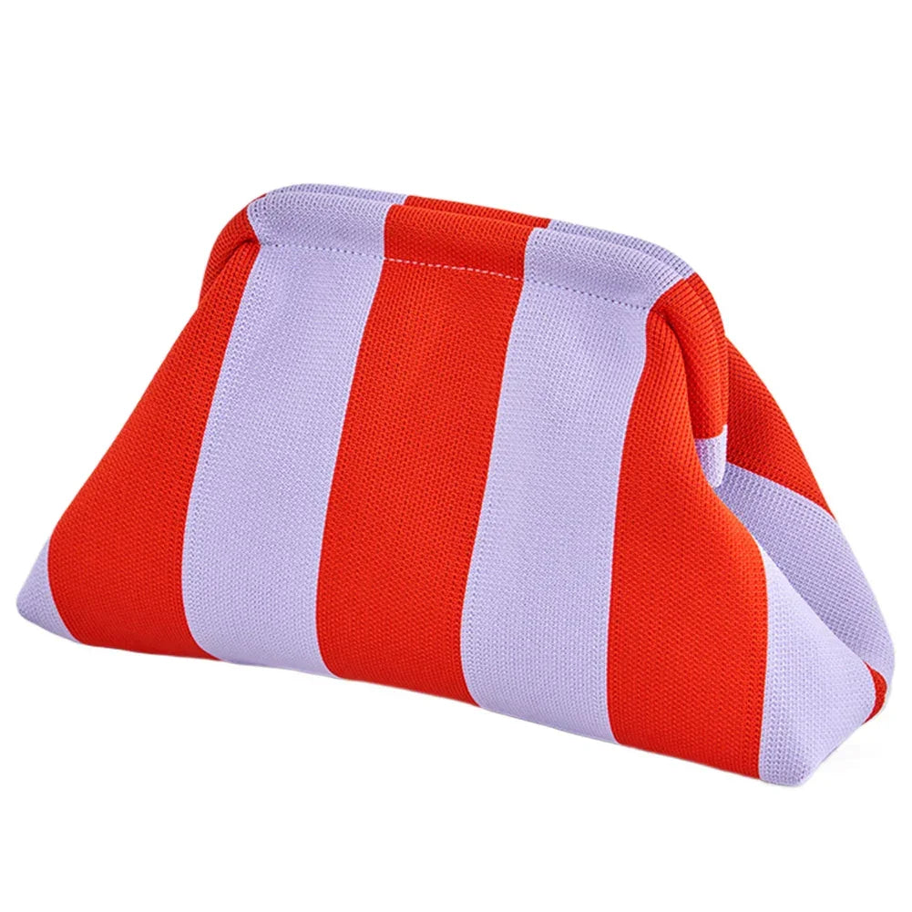 Clutch Bag Striped Color - Piña Colada