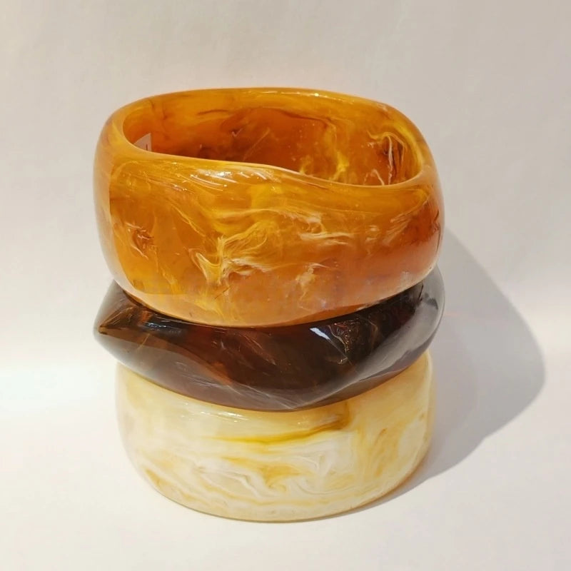 3Pcs/Set Acrylic Bangles
