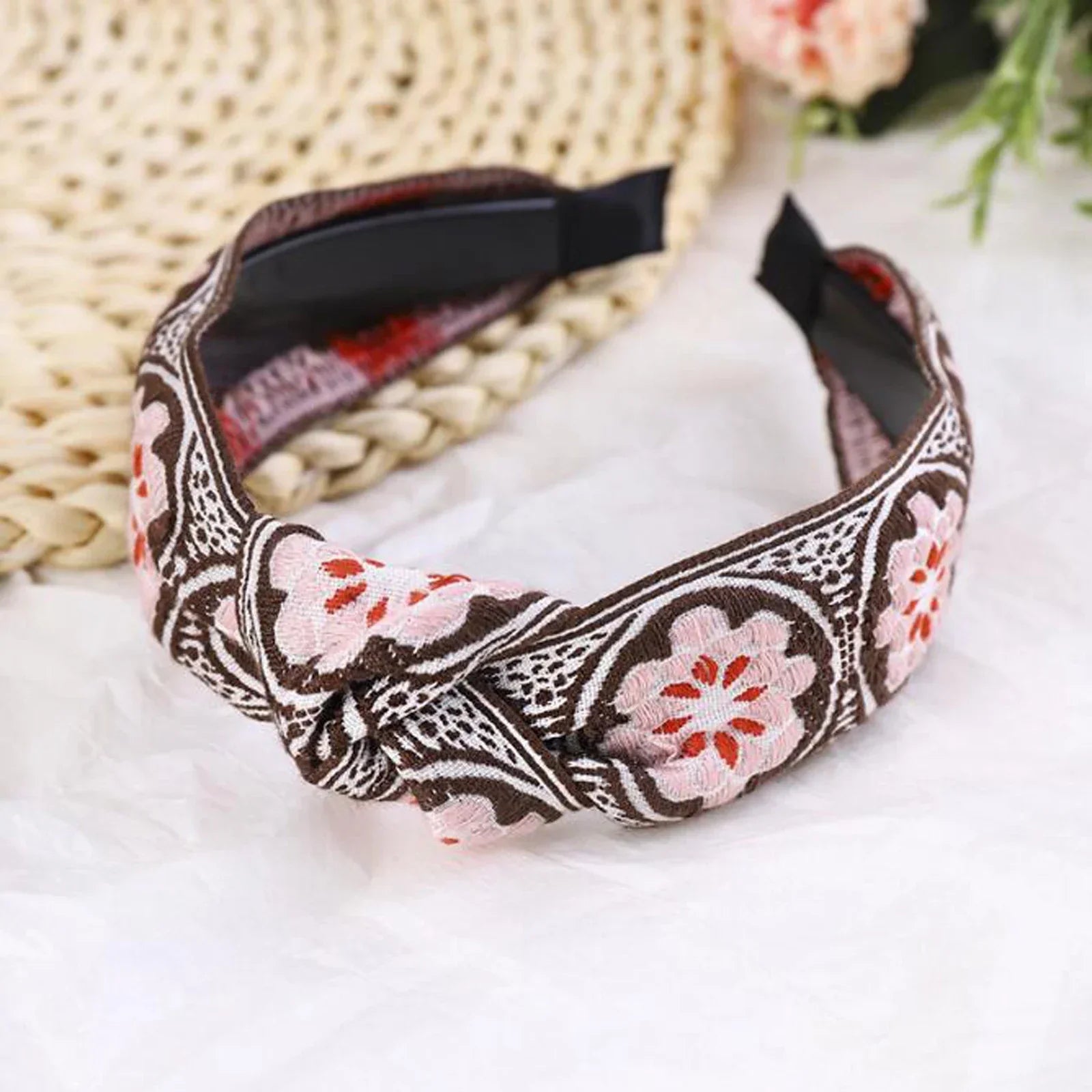 Headband Bohemia Flower - Piña Colada