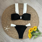 Bikini Set Solid Beachwear - Piña Colada
