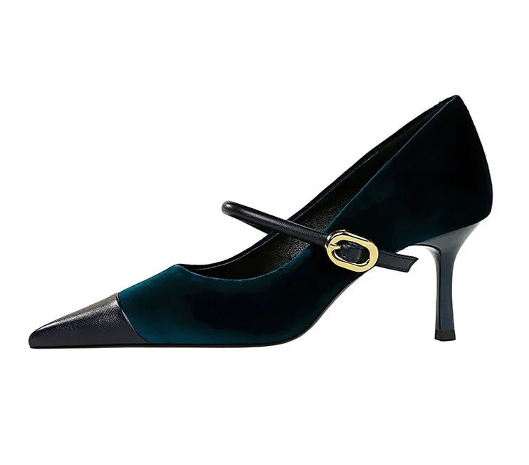 Pumps Pointed High Heels Stilettos - Piña Colada