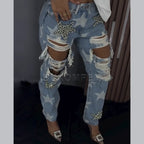High Waist Wide Leg Jeans - Piña Colada
