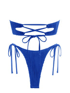Solid Ring Detail Bikini Set - Piña Colada