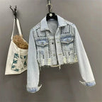 Detail Denim Jacket - Piña Colada