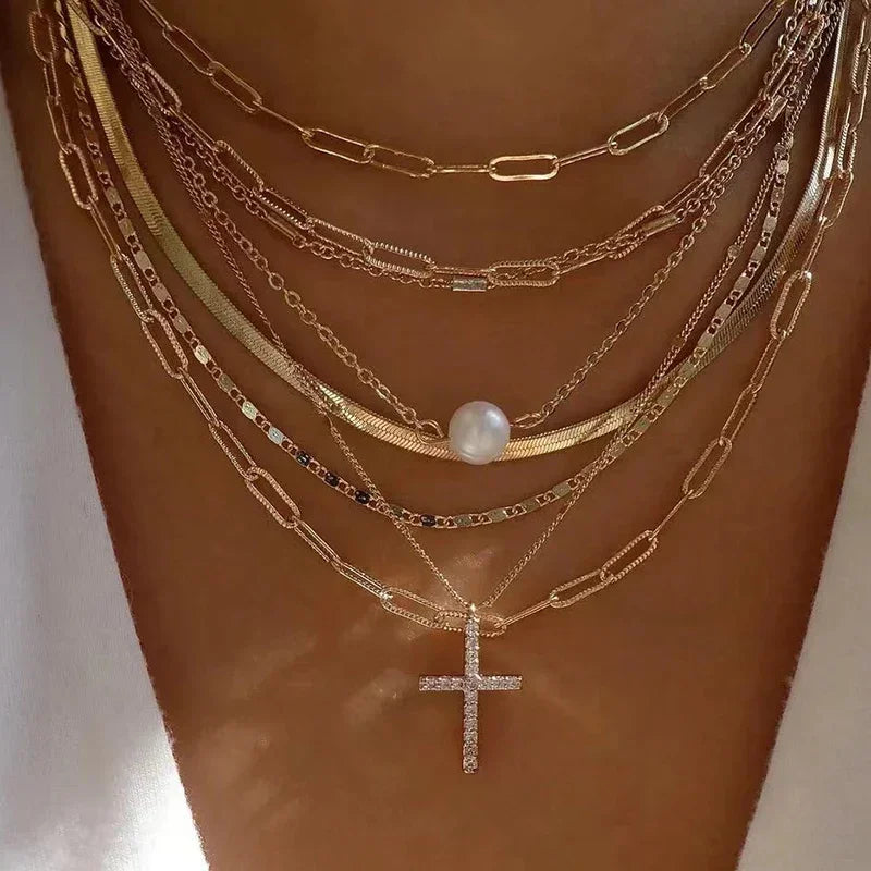 Bohemia Multilayer Necklaces - Piña Colada