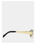 UV400 Sun Glasses Alloy Oval Eyewear - Piña Colada