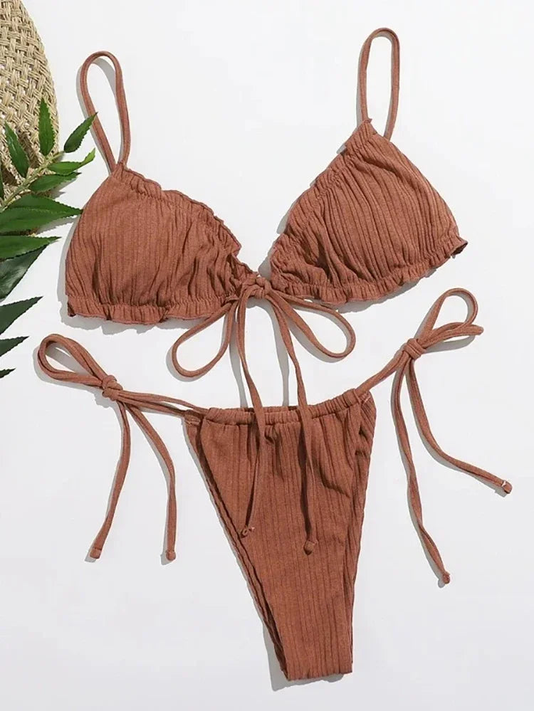 Swimsuit Pit Stripe - Piña Colada