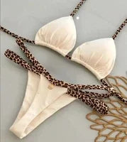 Bikini Low Waist Lace-up - Piña Colada