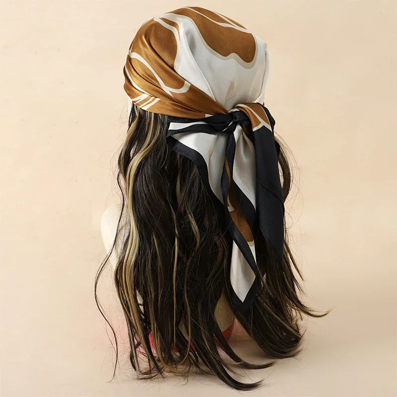 Bohemian Silk Scarf - Piña Colada