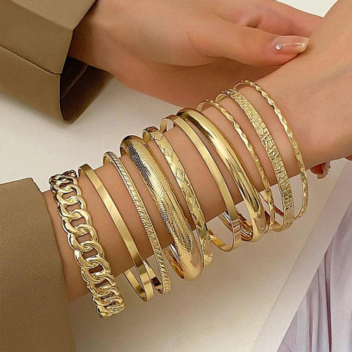 10 Pcs Multilayer Bracelets - Piña Colada