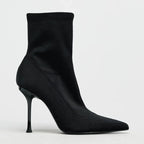 Pointed Toe Snake Side Zipper Anti-Slip - Piña Colada