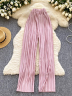 Summer Casual Pants Women High Waist - Piña Colada