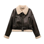 Thick Warm Jacket Coat - Piña Colada