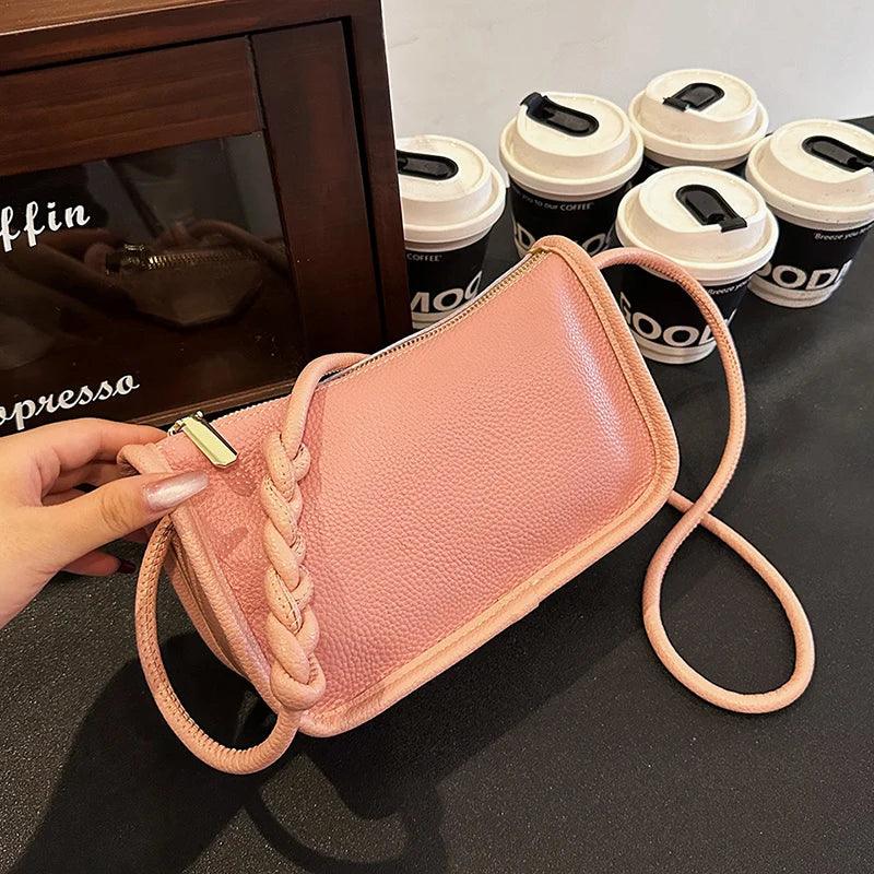 Leather Crossbody Bags - Piña Colada