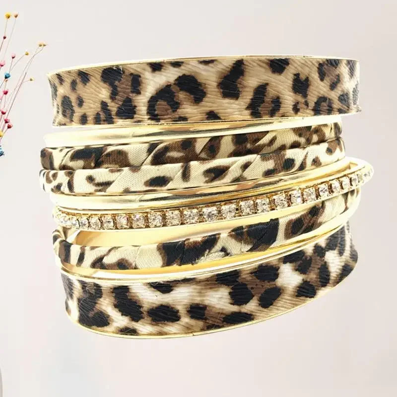 Leopard Print Sterling Silver Miss - Piña Colada
