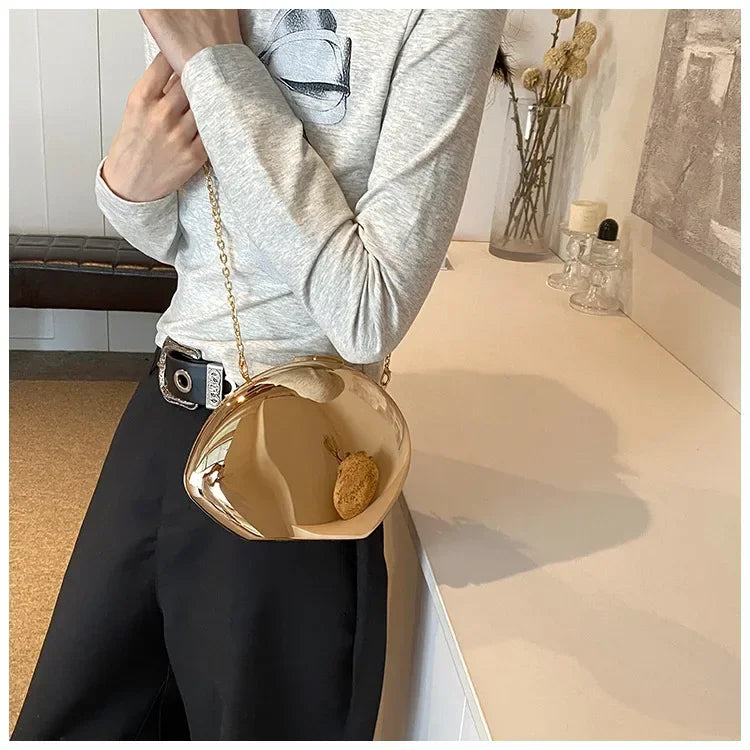 Shell Shape Clutch Bag - Piña Colada