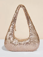 Metallic Sequin Boho Bag - Piña Colada