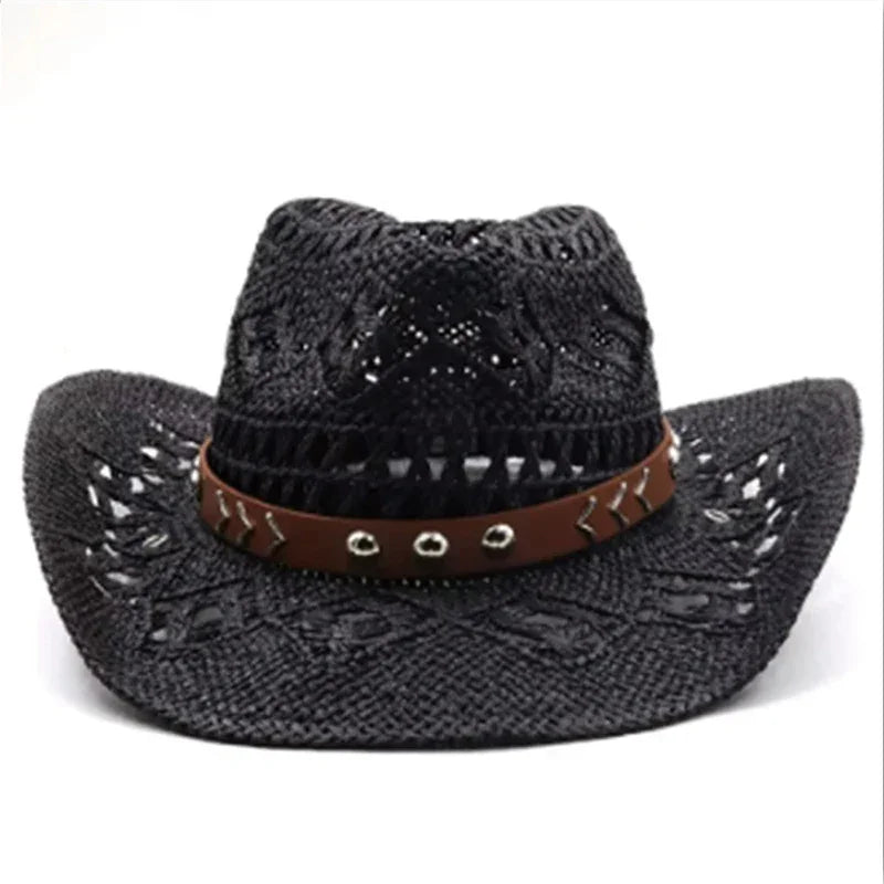 Summer Bohemian Shell Straw Hat - Piña Colada
