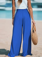 Wide Leg Loose Pants - Piña Colada