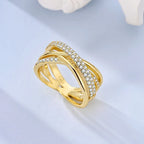 925 Sterling Ring Gold - Piña Colada