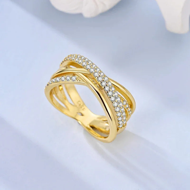 925 Sterling Ring Gold - Piña Colada