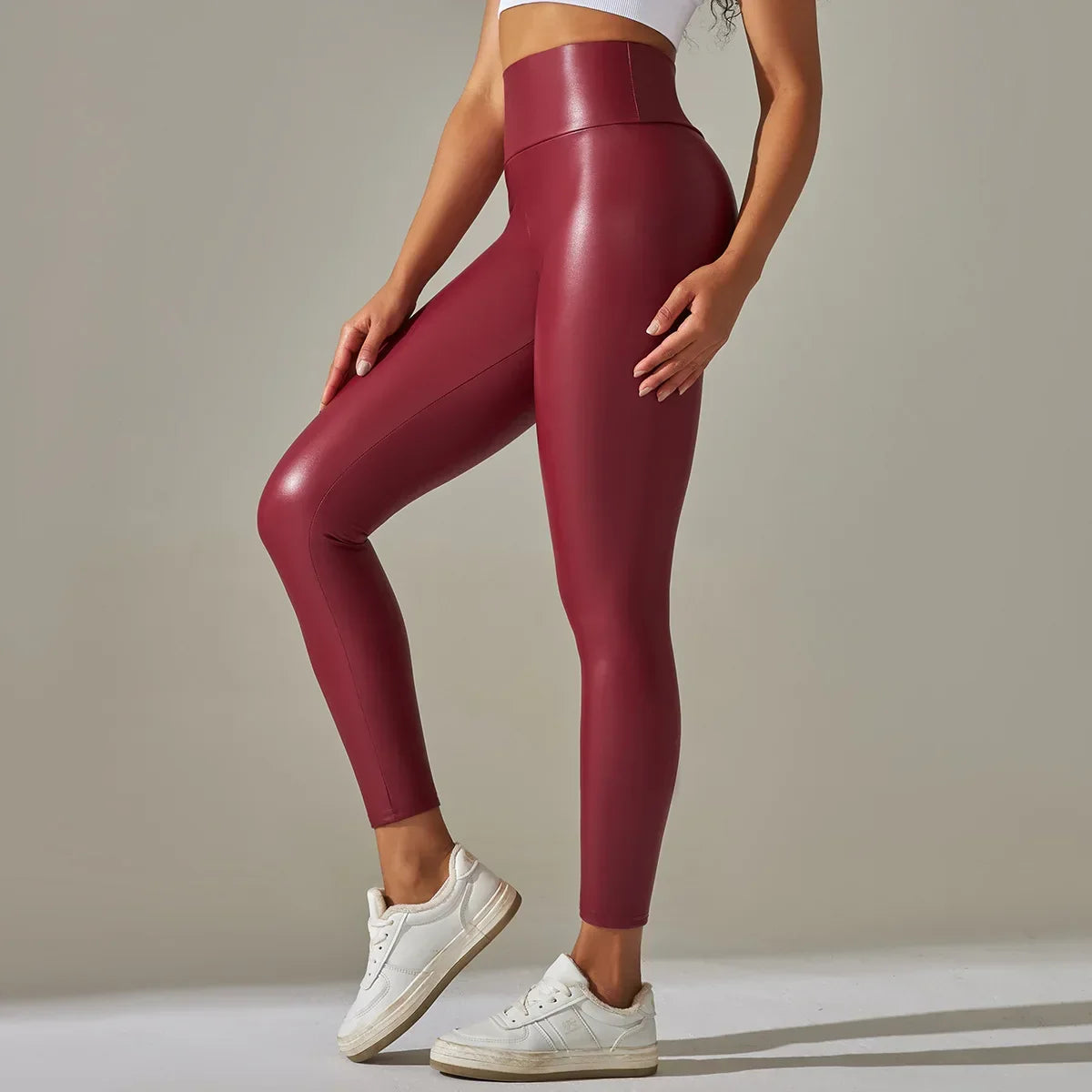 High Waist Stretchy Slim Fit Pencil Pants – Active Everyday Comfort - Piña Colada