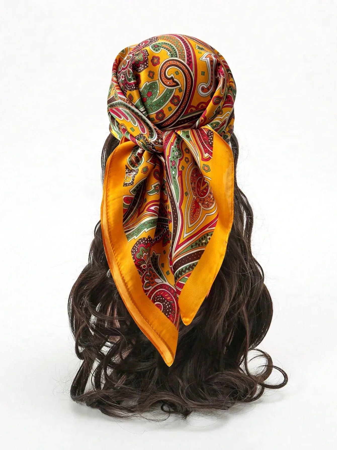 Silk Square Scarf Spring - Piña Colada