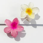 Gradient Hair Clips Women Flower - Piña Colada
