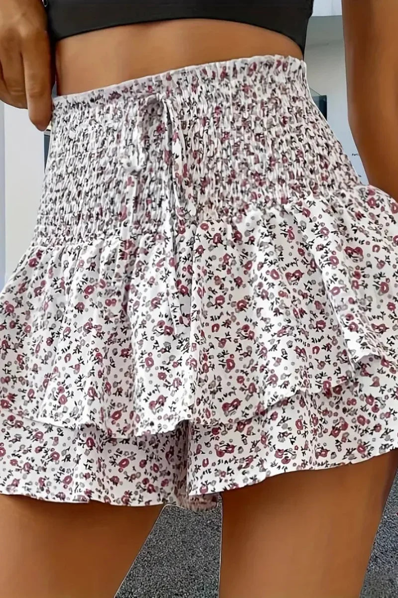 Floral Shorts - Piña Colada