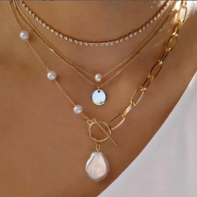 Bohemia Multilayer Necklaces - Piña Colada