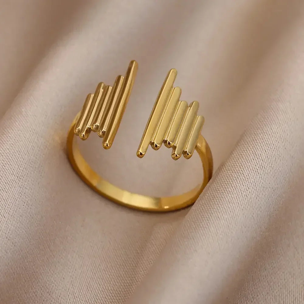 Stainless Steel Rings Aesthetic - Piña Colada
