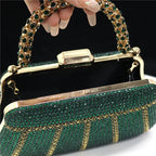 CLUTCH GLITTER BAG FOR EVENING - Piña Colada