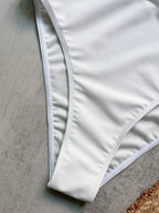 Metal Rings Cut Out Swimwear - Piña Colada