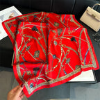 Square Scarf Silk Thin - Piña Colada