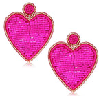 Love Beaded Earrings - Piña Colada