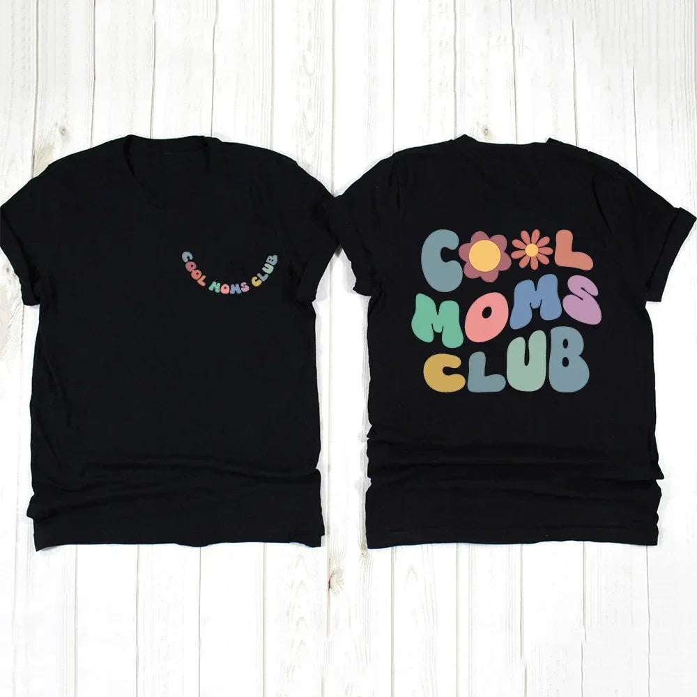 COOL MOMS CLUB T-SHIRT - Piña Colada